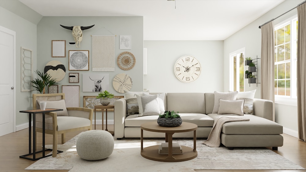 Quarto com iluminação acolhedora